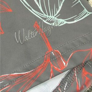 ⛳️ Walter Hagen Gray Floral Golf polo